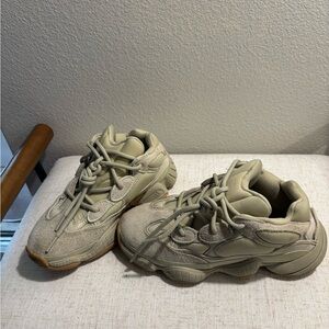 Stylish Beige Yeezys 500s in “Stone”